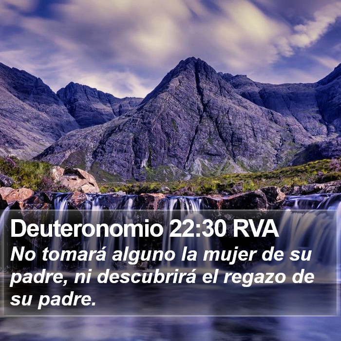 Deuteronomio 22:30 RVA Bible Study