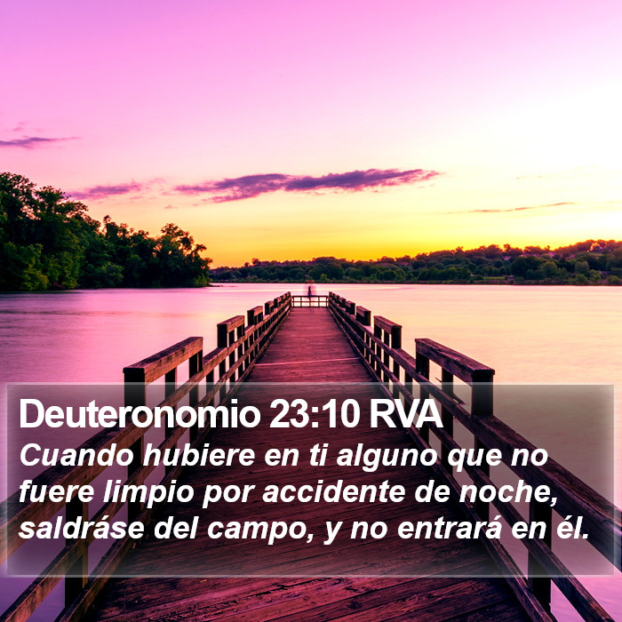 Deuteronomio 23:10 RVA Bible Study