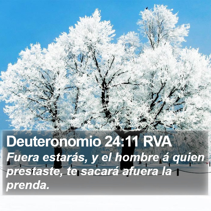 Deuteronomio 24:11 RVA Bible Study