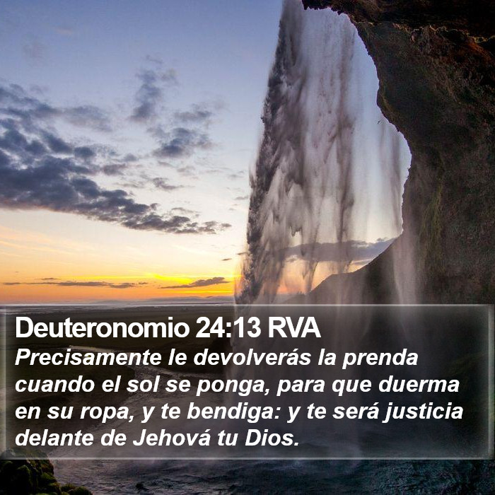 Deuteronomio 24:13 RVA Bible Study