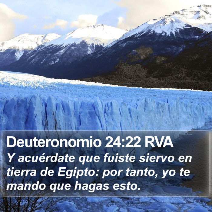 Deuteronomio 24:22 RVA Bible Study