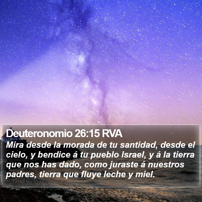 Deuteronomio 26:15 RVA Bible Study