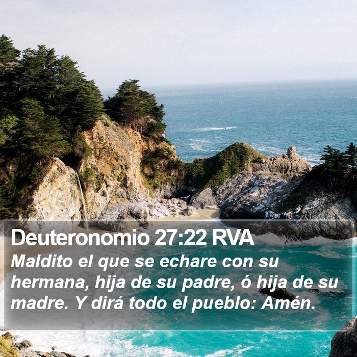 Deuteronomio 27:22 RVA Bible Study