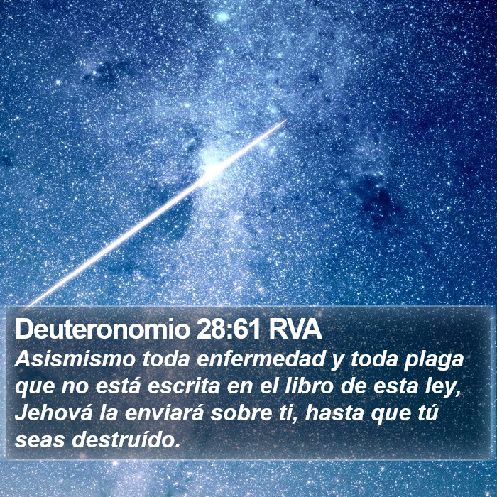 Deuteronomio 28:61 RVA Bible Study