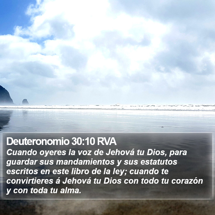 Deuteronomio 30:10 RVA Bible Study