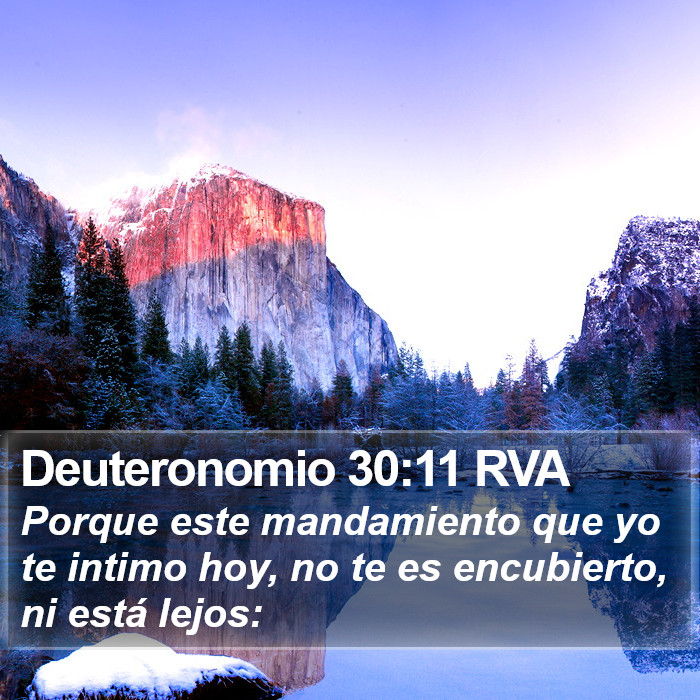 Deuteronomio 30:11 RVA Bible Study