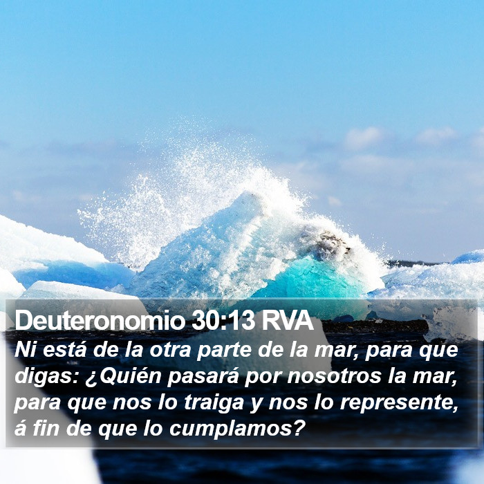 Deuteronomio 30:13 RVA Bible Study