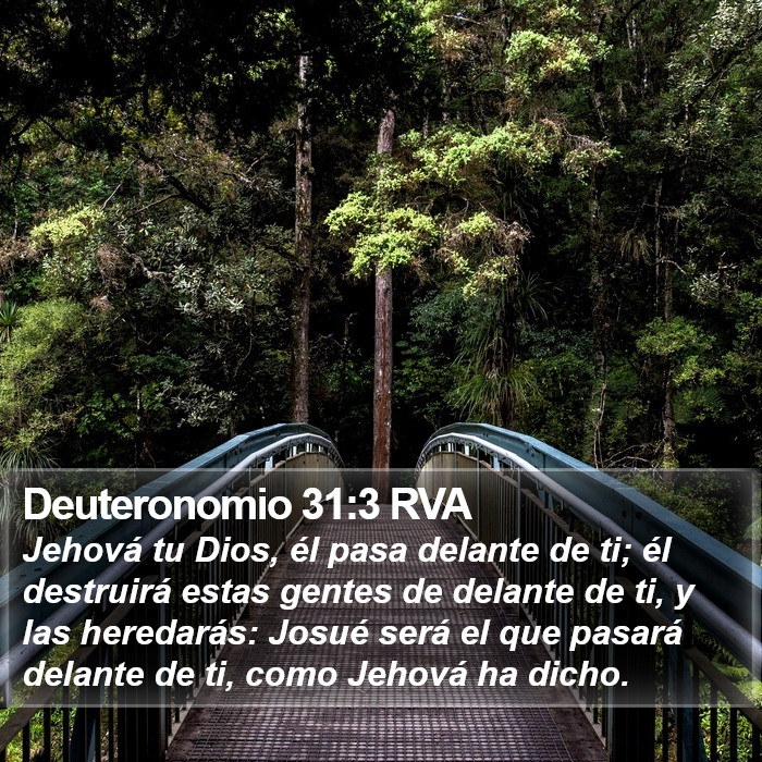 Deuteronomio 31:3 RVA Bible Study