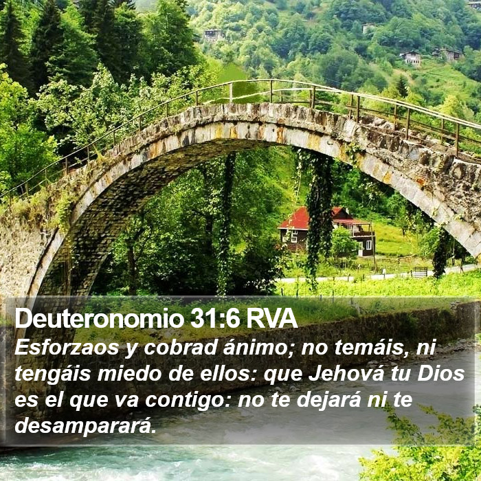 Deuteronomio 31:6 RVA Bible Study