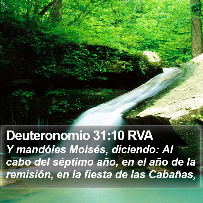 Deuteronomio 31:10 RVA Bible Study