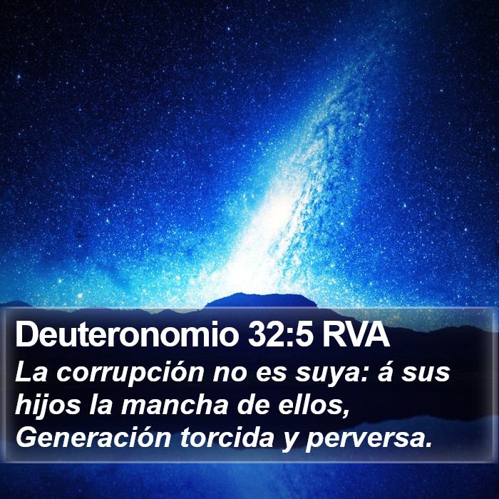 Deuteronomio 32:5 RVA Bible Study