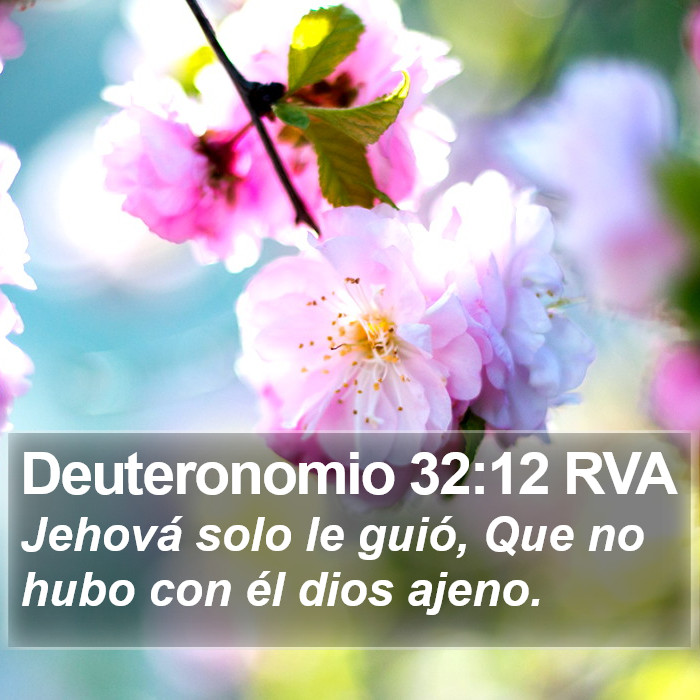 Deuteronomio 32:12 RVA Bible Study