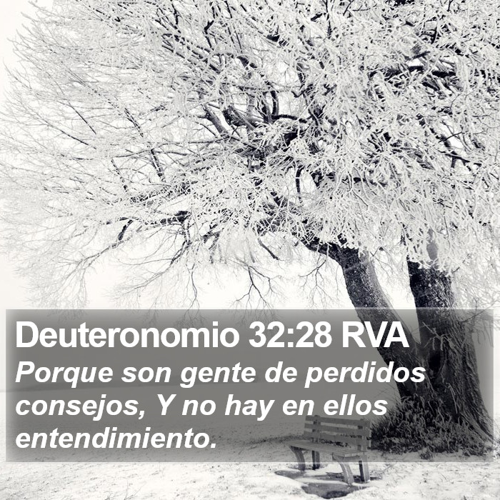 Deuteronomio 32:28 RVA Bible Study