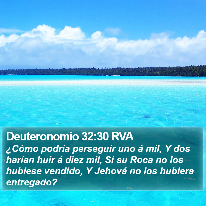 Deuteronomio 32:30 RVA Bible Study