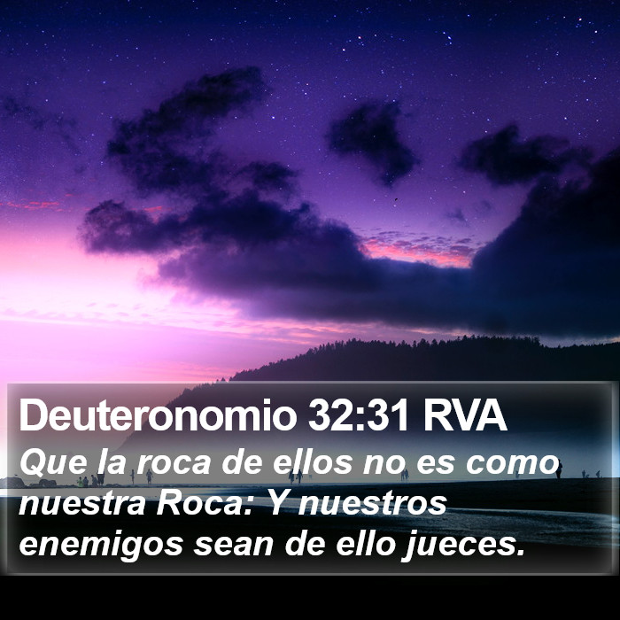 Deuteronomio 32:31 RVA Bible Study