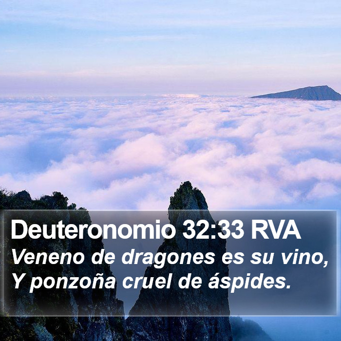 Deuteronomio 32:33 RVA Bible Study