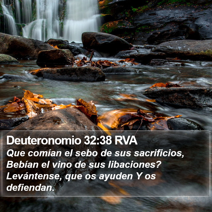 Deuteronomio 32:38 RVA Bible Study