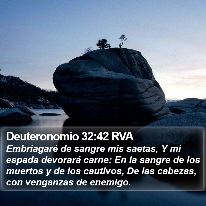 Deuteronomio 32:42 RVA Bible Study