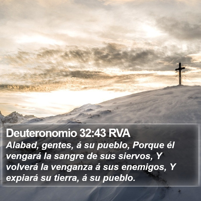 Deuteronomio 32:43 RVA Bible Study