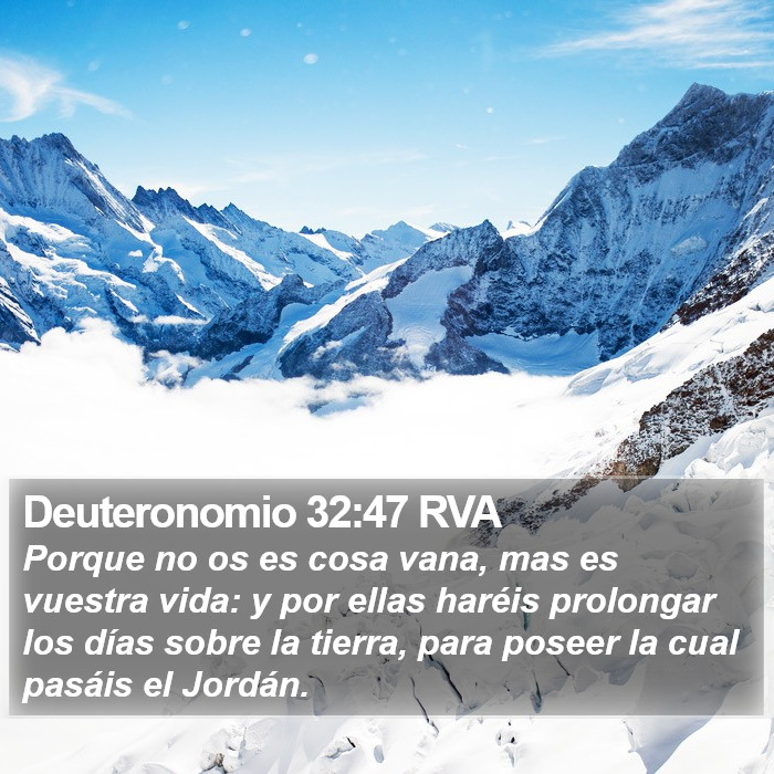 Deuteronomio 32:47 RVA Bible Study