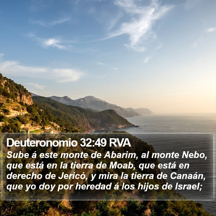 Deuteronomio 32:49 RVA Bible Study