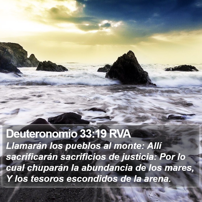 Deuteronomio 33:19 RVA Bible Study