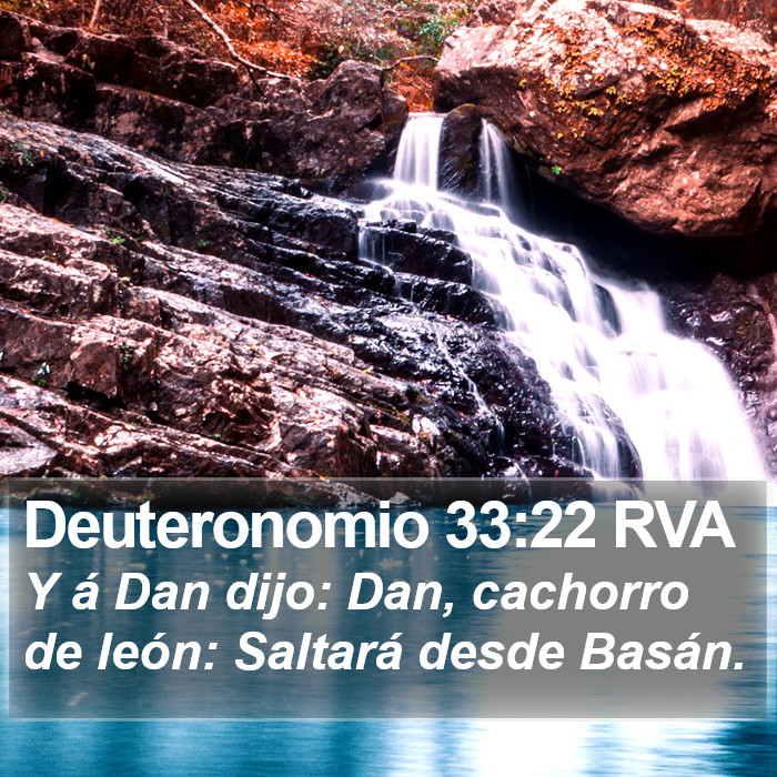 Deuteronomio 33:22 RVA Bible Study