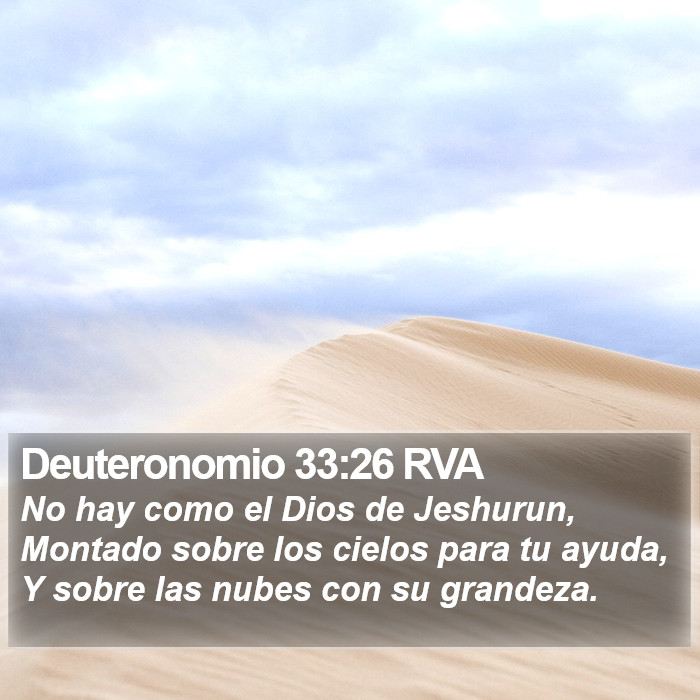 Deuteronomio 33:26 RVA Bible Study