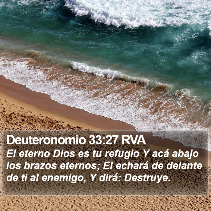 Deuteronomio 33:27 RVA Bible Study