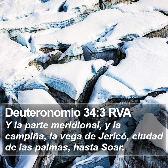 Deuteronomio 34:3 RVA Bible Study