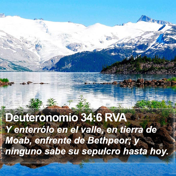 Deuteronomio 34:6 RVA Bible Study