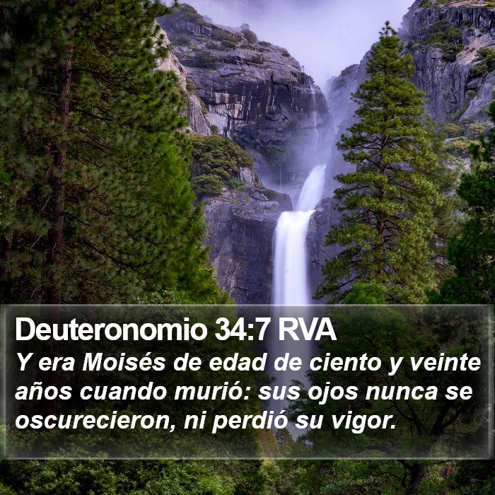 Deuteronomio 34:7 RVA Bible Study