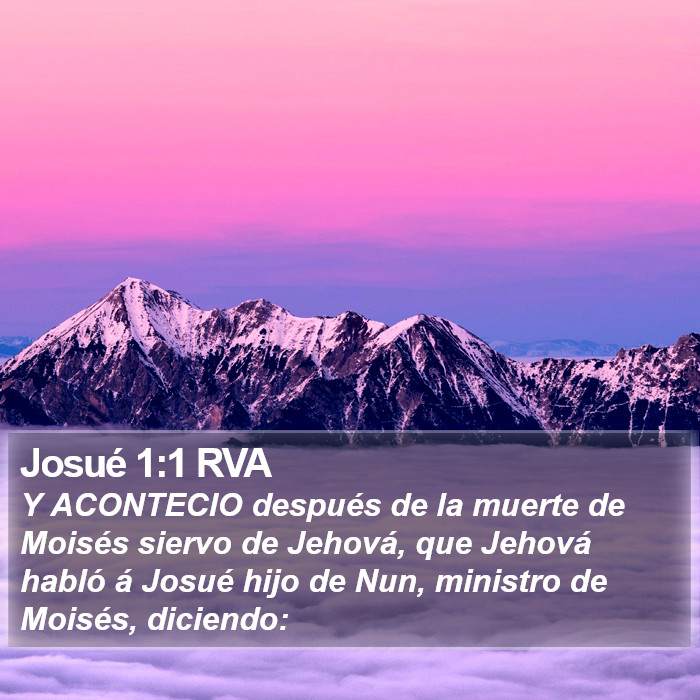 Josué 1:1 RVA Bible Study