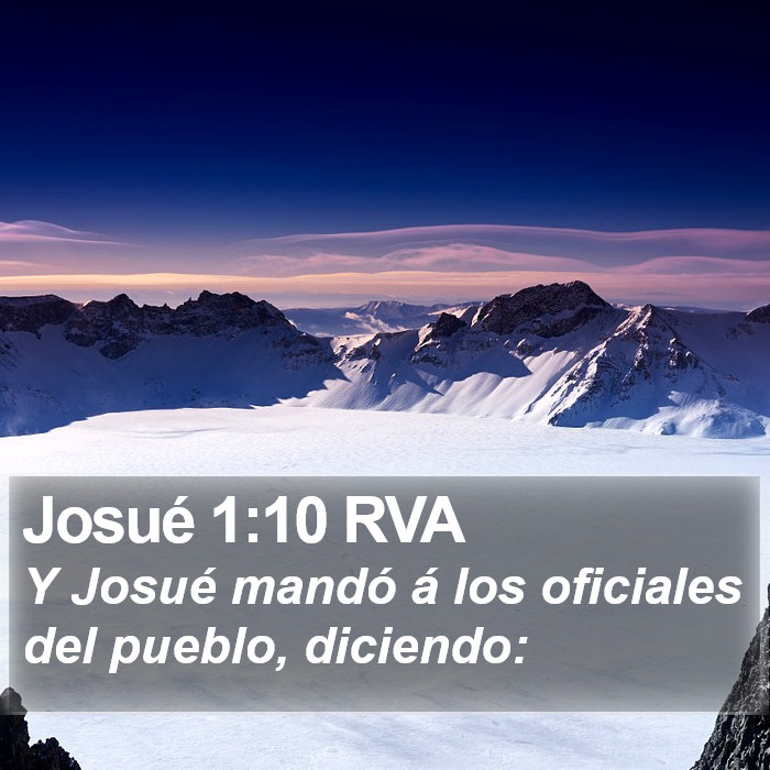 Josué 1:10 RVA Bible Study