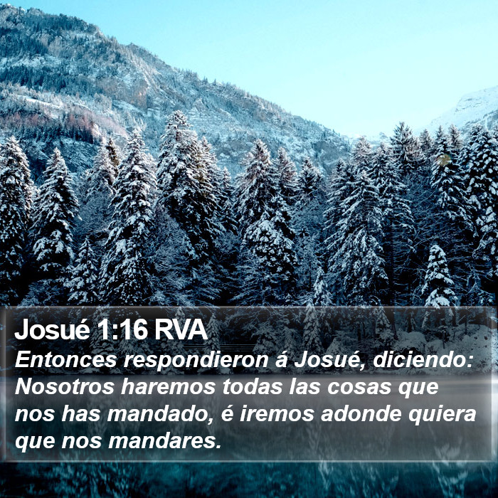 Josué 1:16 RVA Bible Study