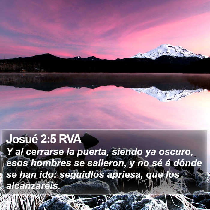 Josué 2:5 RVA Bible Study