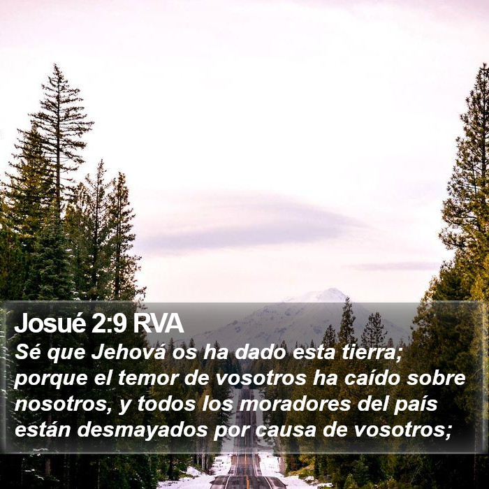 Josué 2:9 RVA Bible Study