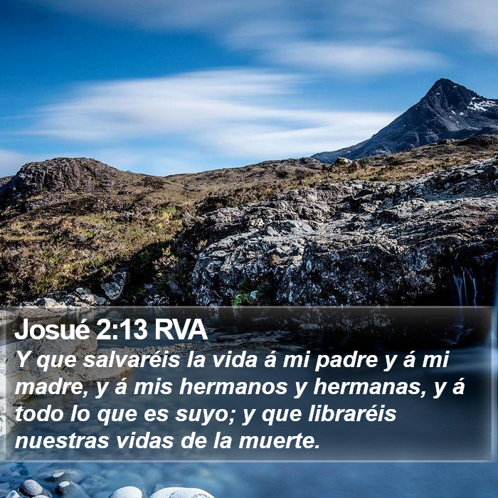 Josué 2:13 RVA Bible Study