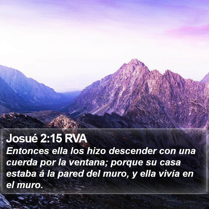 Josué 2:15 RVA Bible Study