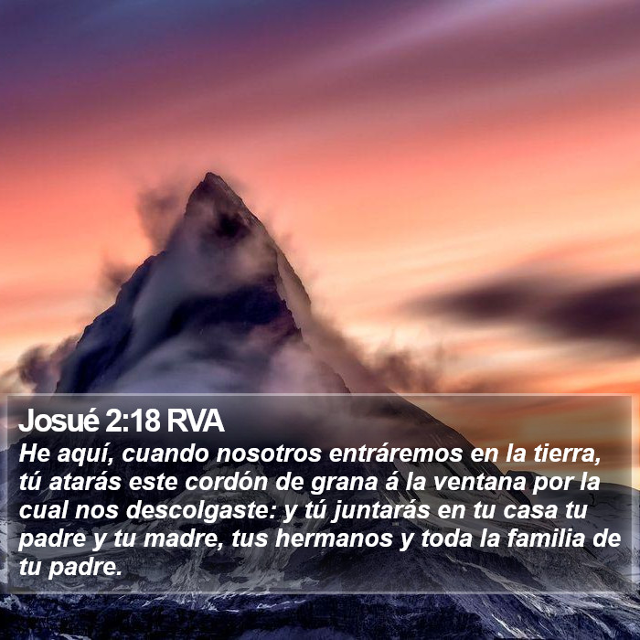 Josué 2:18 RVA Bible Study