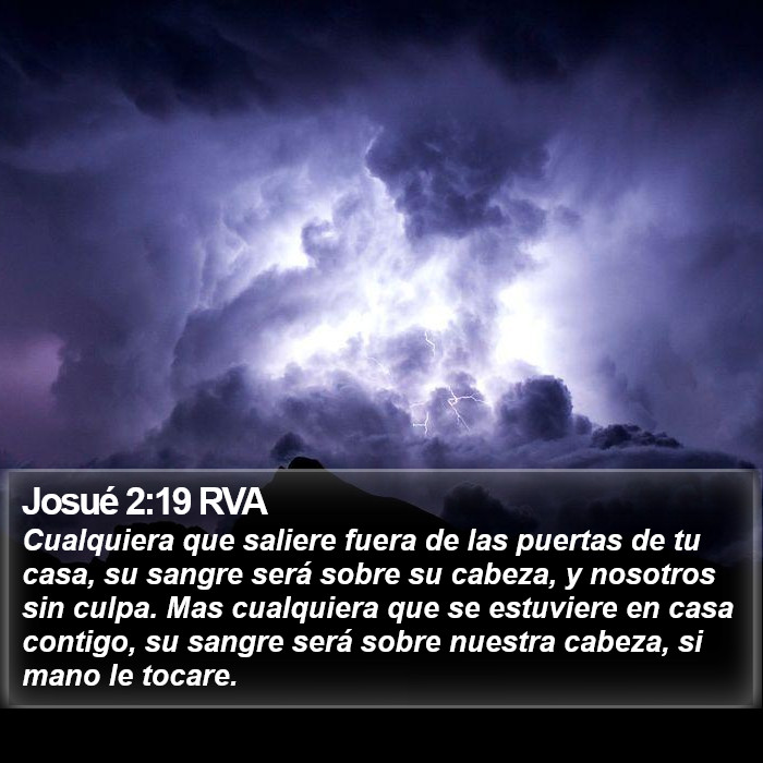 Josué 2:19 RVA Bible Study