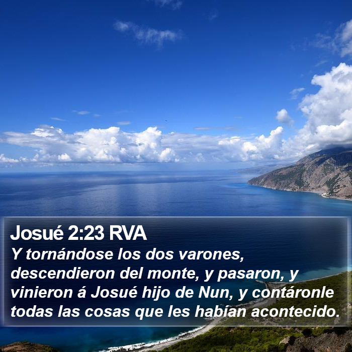 Josué 2:23 RVA Bible Study