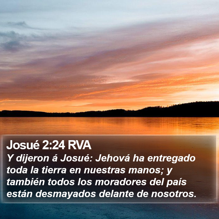 Josué 2:24 RVA Bible Study