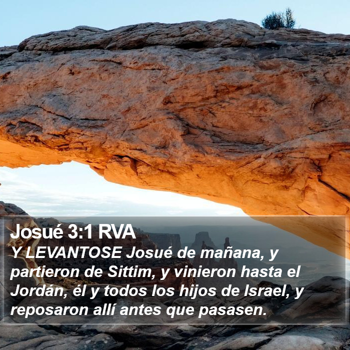 Josué 3:1 RVA Bible Study