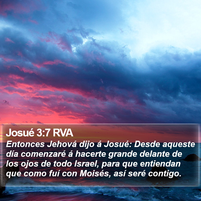 Josué 3:7 RVA Bible Study