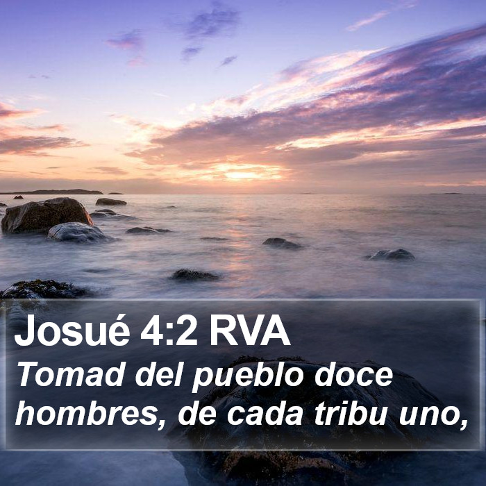 Josué 4:2 RVA Bible Study