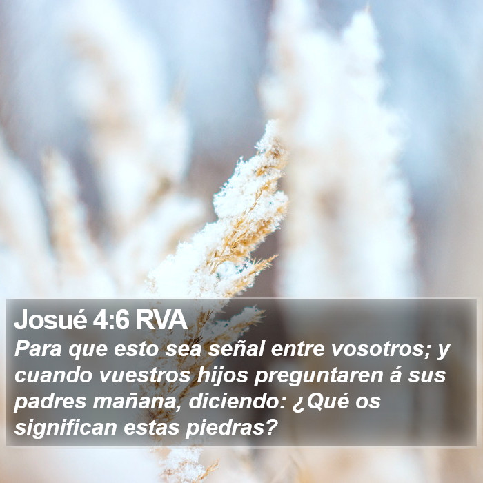 Josué 4:6 RVA Bible Study