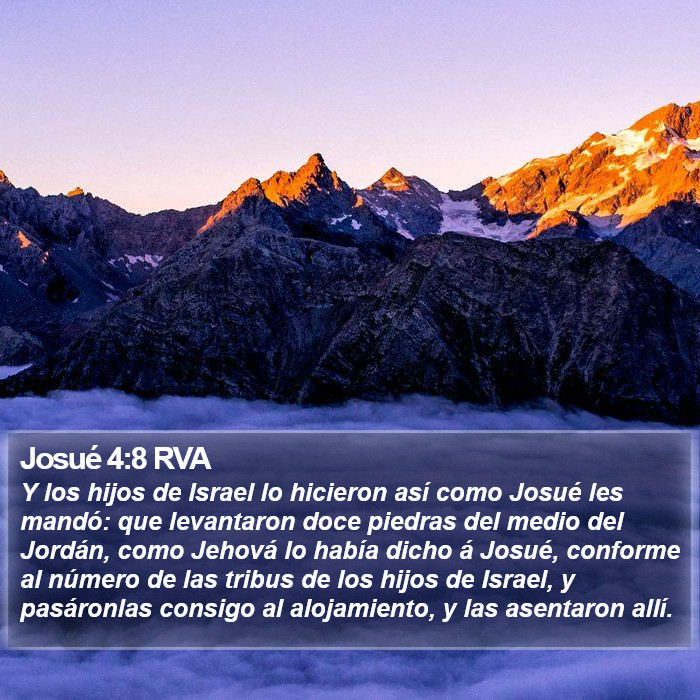 Josué 4:8 RVA Bible Study