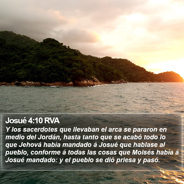 Josué 4:10 RVA Bible Study