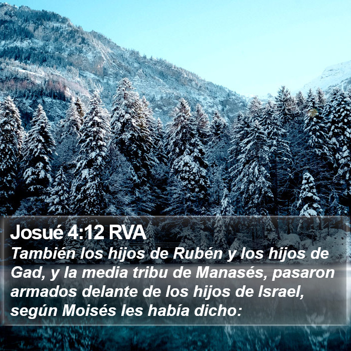 Josué 4:12 RVA Bible Study